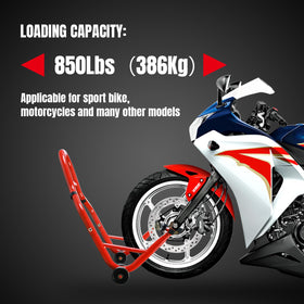 Jack Boss dual stands in garage lifestyle demonstrates convenient maintenance access