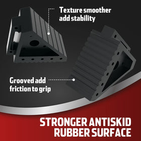 Jack Boss wide rubber handle detail showing easy grip and rope attachment benefit