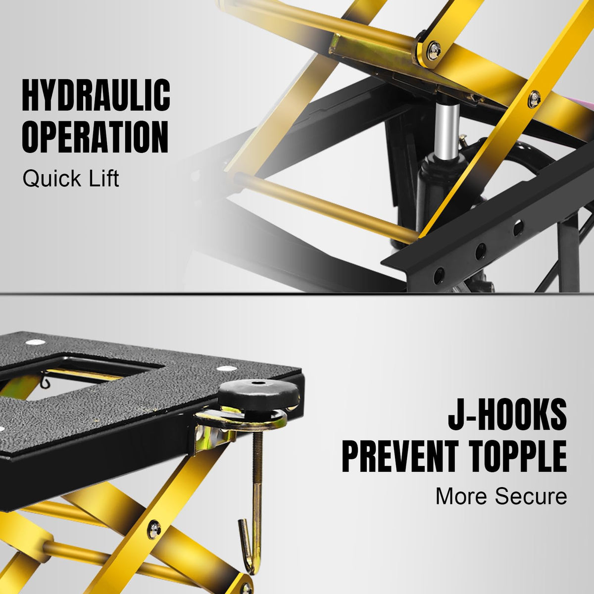 Jack Boss lockable caster detail providing stable locked positioning