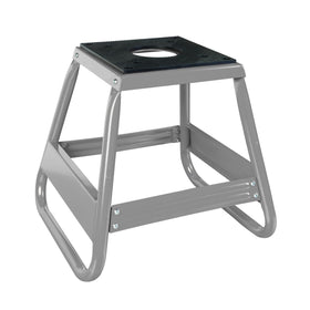 Jack Boss front view of the steel motorcycle stand showing stability and build