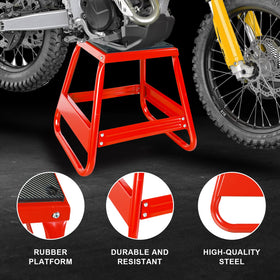 Jack Boss side profile showing 15.35 inch lift height for easy maintenance