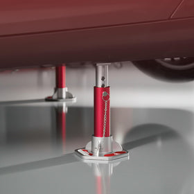 Jack Boss stored in garage showing easy storage and corrosion resistance