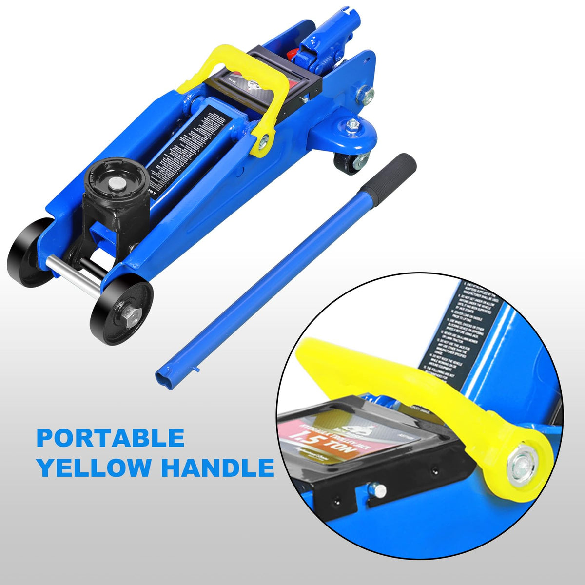 Jack Boss swivel casters detail demonstrating smooth positioning and mobility
