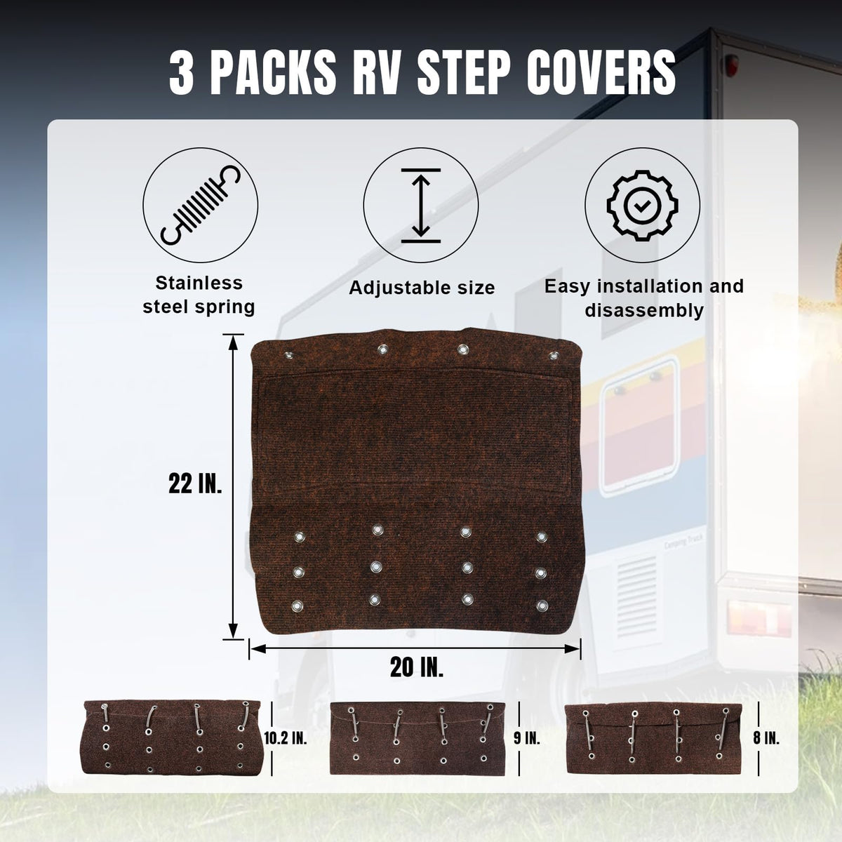 Close-up of Jack Boss polyester texture highlighting slip-resistant surface and durability