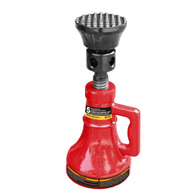 Jack Boss front view red jack showing compact footprint and robust build, for reliable support