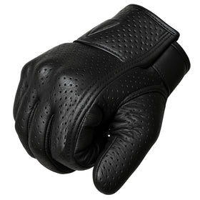 Jackets 4 Bikes close-up of perforated leather for cooling benefit