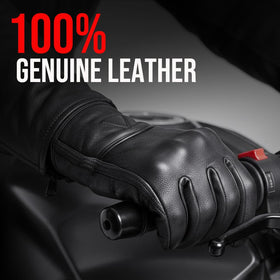 Jackets 4 Bikes gloves worn by rider on cruiser demonstrating real use