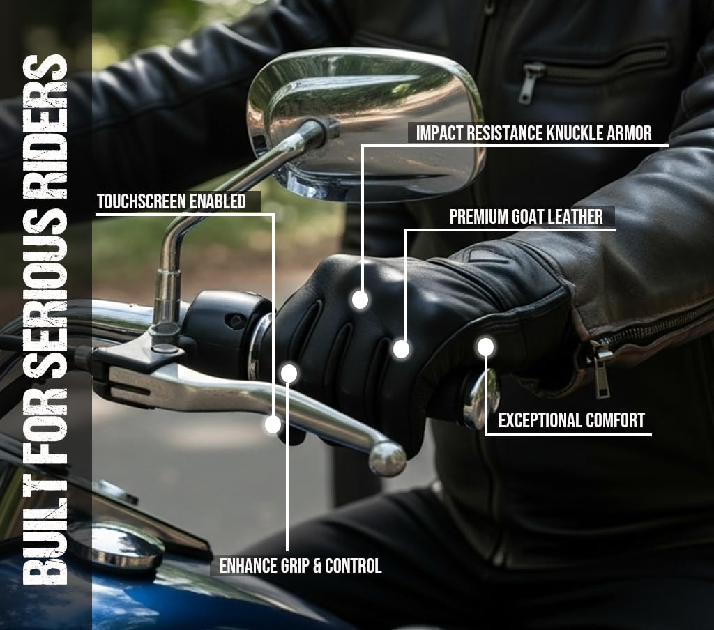Jackets 4 Bikes touchscreen fingertips close-up enabling phone use