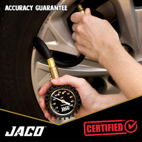 JACO ElitePro HybridFlex hose close-up showing flexible, leak-proof connection benefit