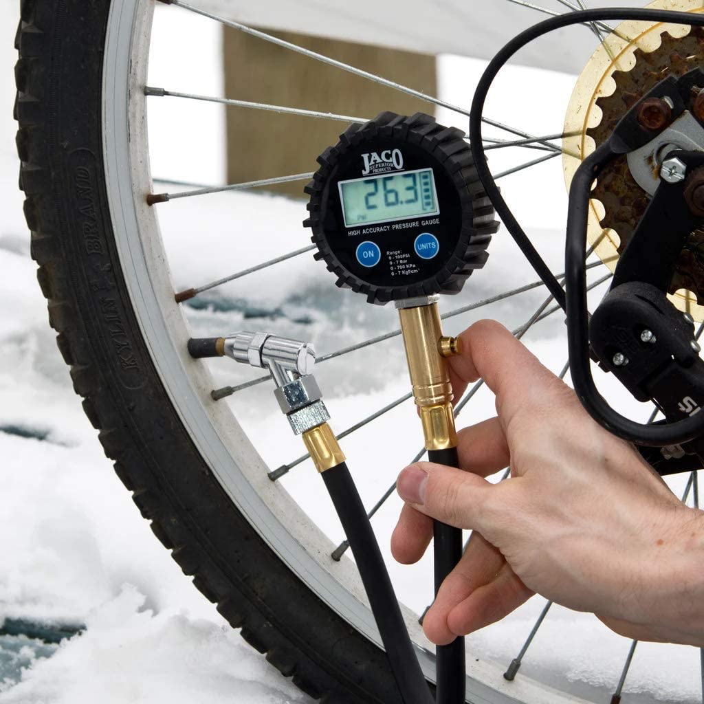 JACO ElitePro illuminated 2.5-inch LCD display with clear readings for night work
