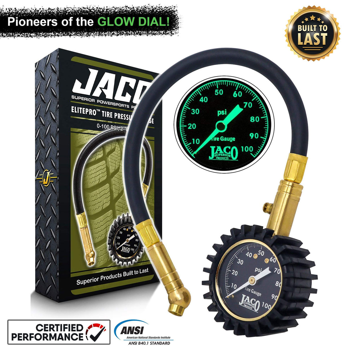 JACO ElitePro lifestyle roadside image showing reliable tire checks for safer driving