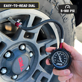 JACO ElitePro-X dial face detail displaying ANSI-calibrated accuracy for precise readings