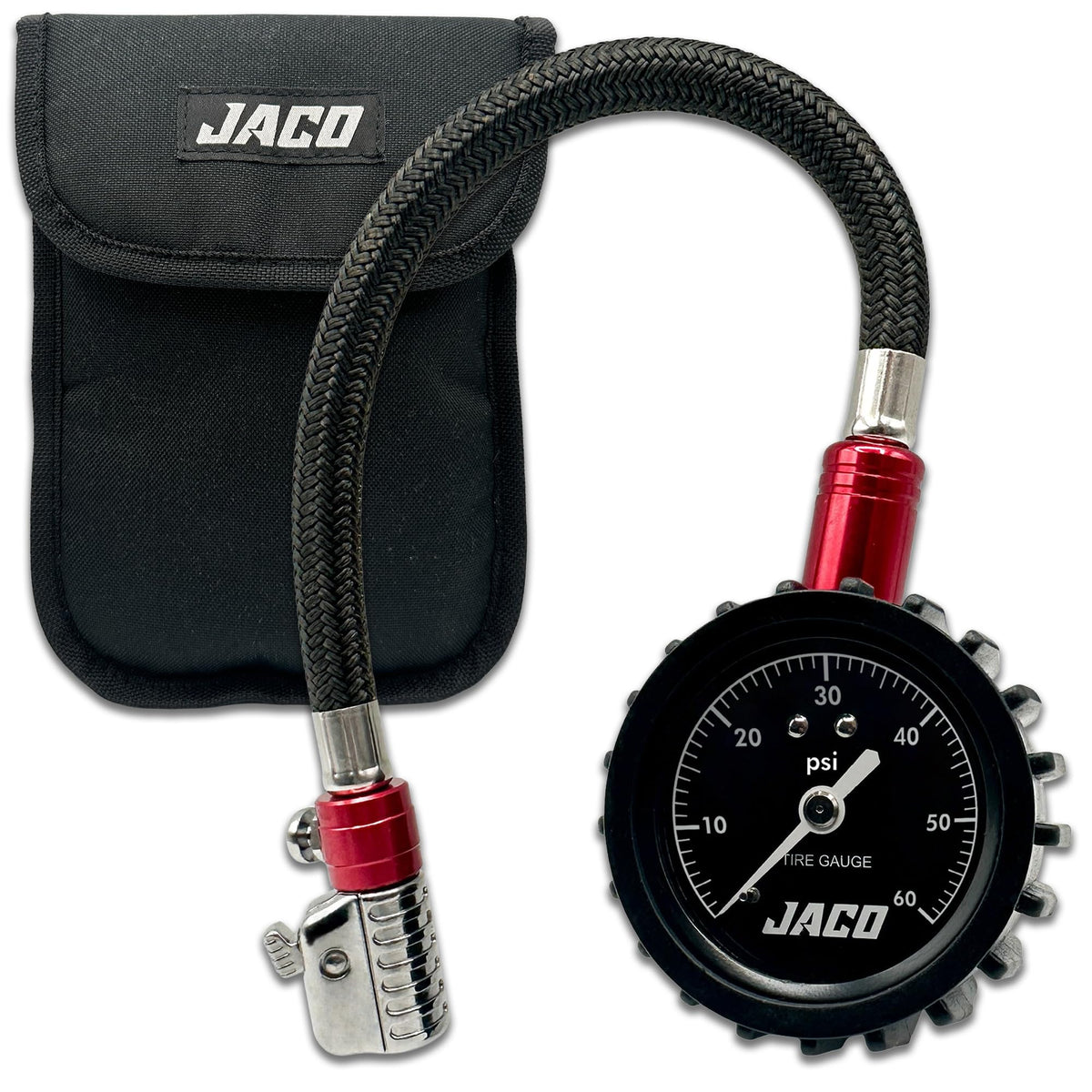 JACO ElitePro-X front dial showing clear PSI readings for accurate checks