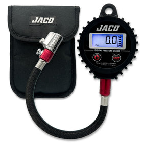 JACO ElitePro-X front view showing compact gauge and ergonomic grip benefit accuracy