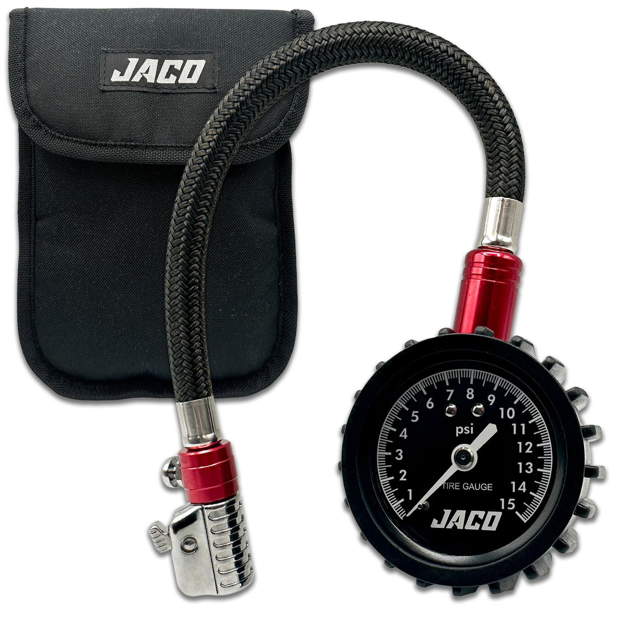 JACO ElitePro-X front view showing gauge face and light-weight body for accurate readings