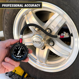 JACO ElitePro-X quick-release button image enabling zero air loss disconnection