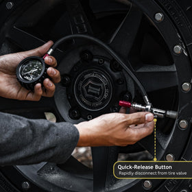 JACO Lightning RX4 gauge face detail showing clear ANSI-calibrated readings for precision