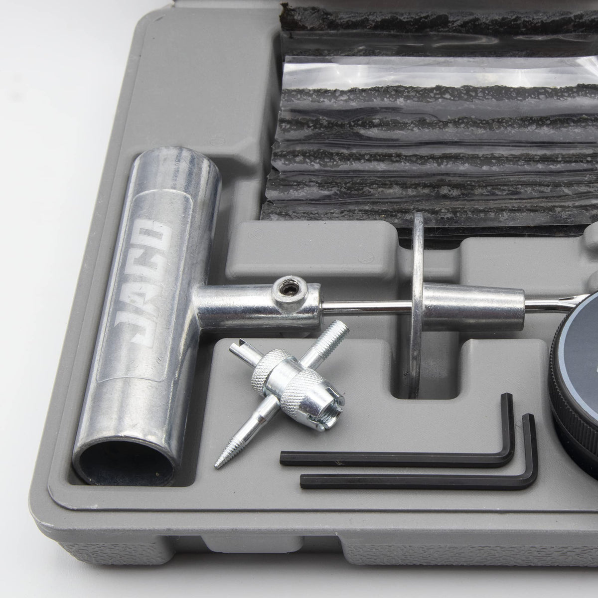 JACO TRX-50 clear inner case holding small parts for instant visibility