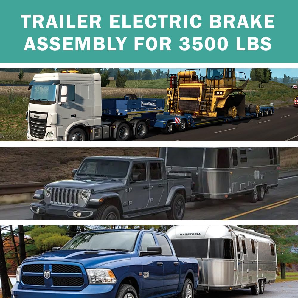 JADODE hub installed on trailer axle — demonstrates real-world compatibility