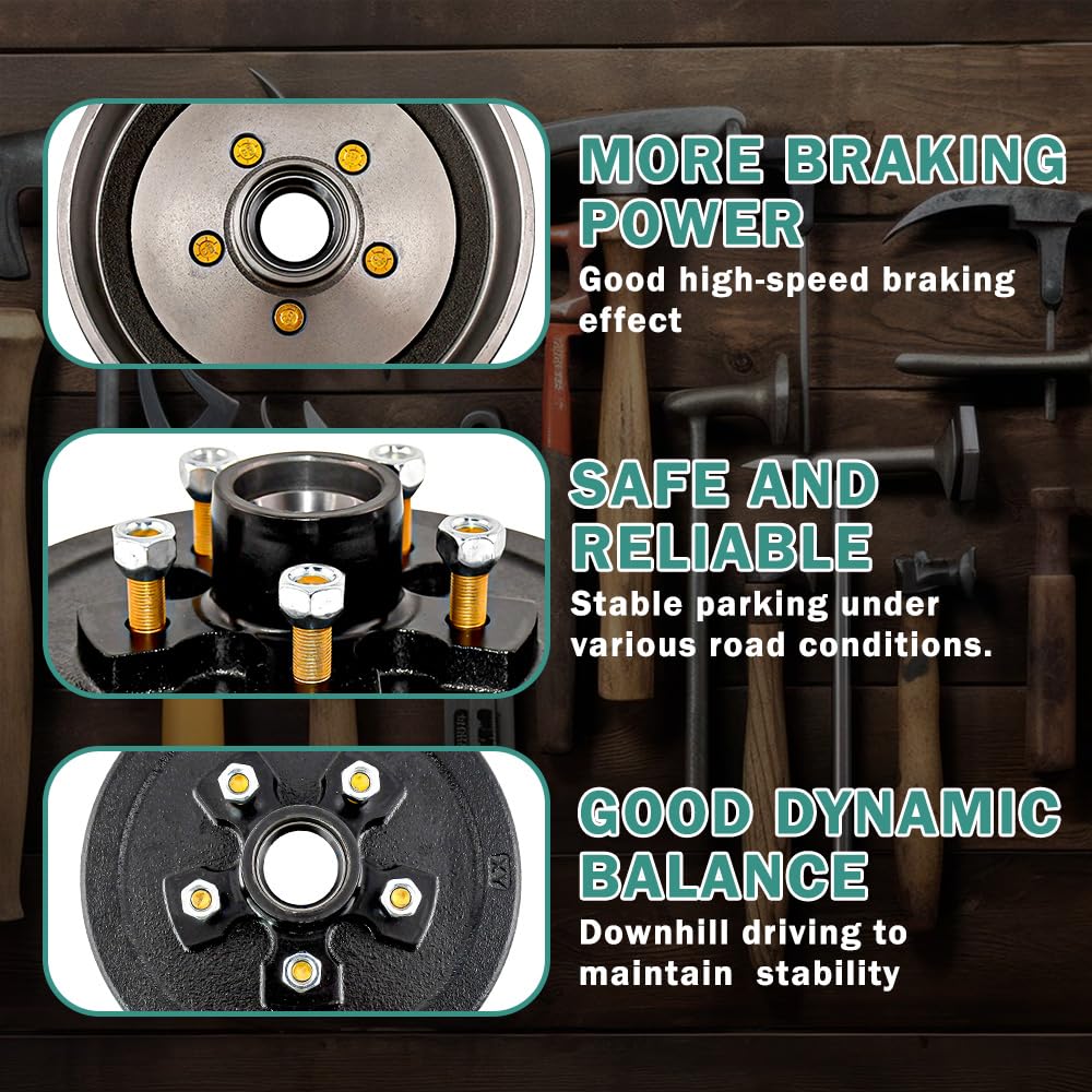 JADODE studs and nuts hardware view — provides ready-to-install convenience