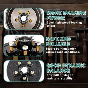 JADODE studs and nuts hardware view — provides ready-to-install convenience