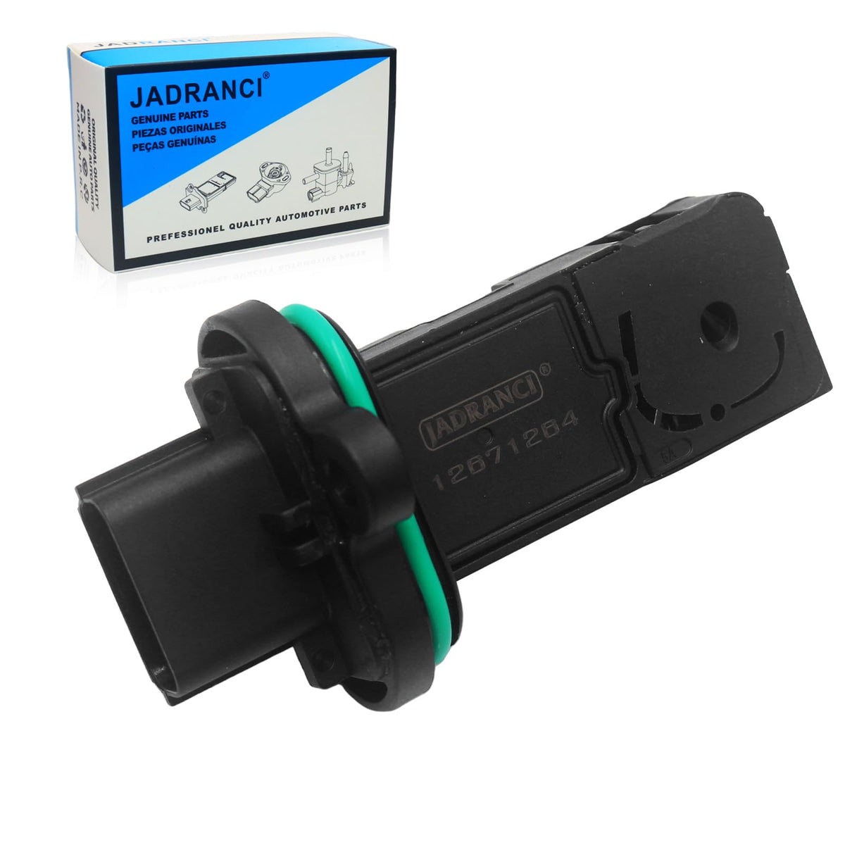 JADRANCI MAF sensor front view showing housing and precise fit