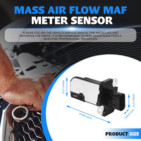 JADRANCI MAF sensor next to ruler showing dimensions for accurate fit verification