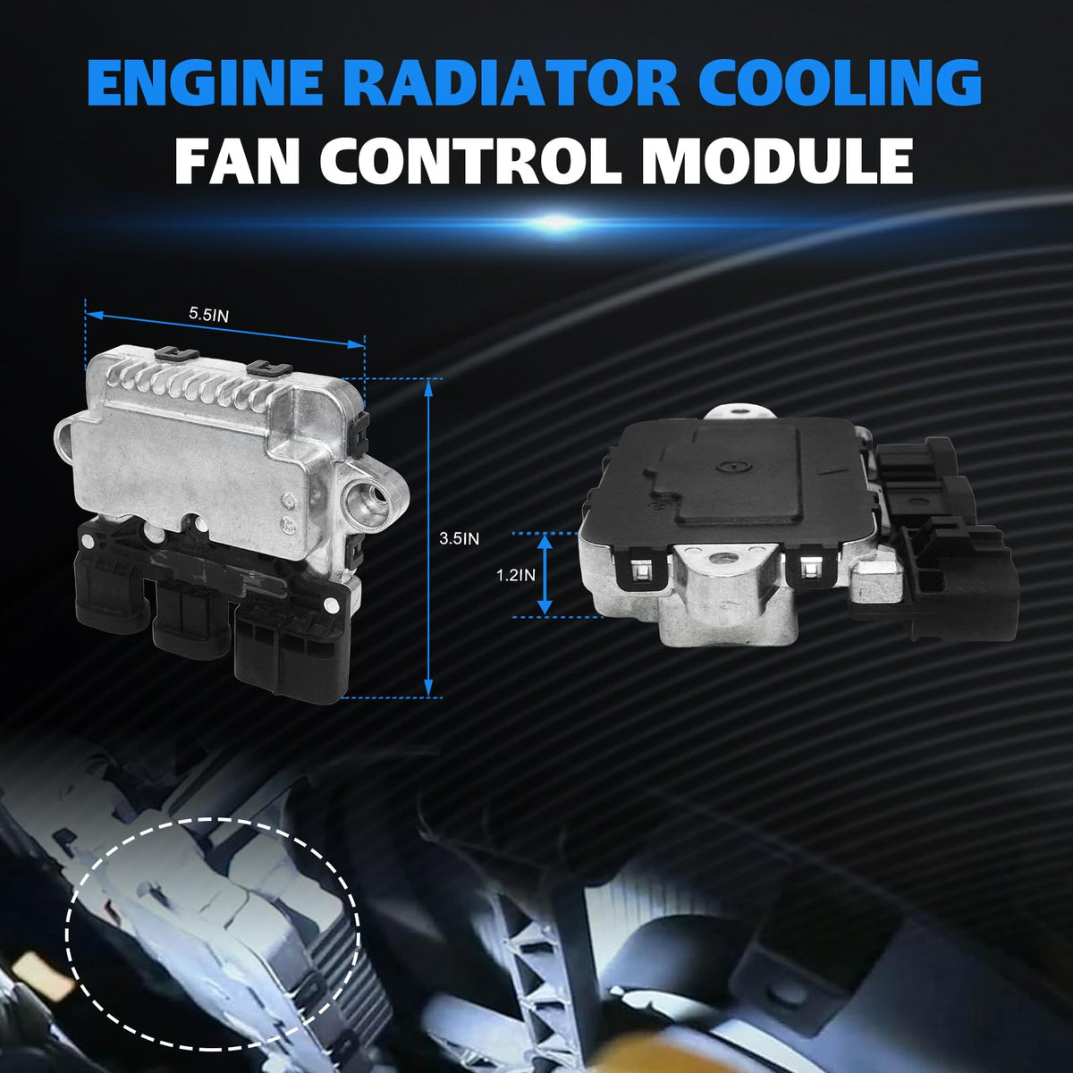 JADRANCI module next to ruler showing compact size for easy replacement benefit