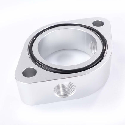 JADSOrBoBi front view spacer showing ports and anodized finish, adds clearance