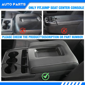 Jaeparbus armrest lid installed in truck console demonstrating OEM fit