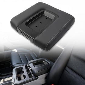 Jaeparbus front armrest lid installed showing clean replacement and renewed comfort