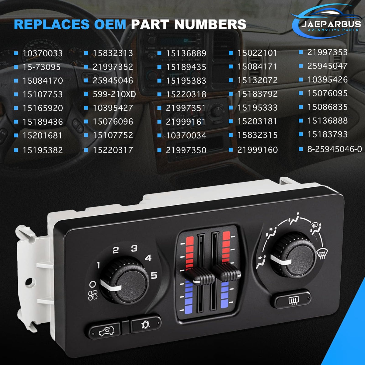 Jaeparbus installed in dashboard, demonstrates straightforward plug-and-play fit