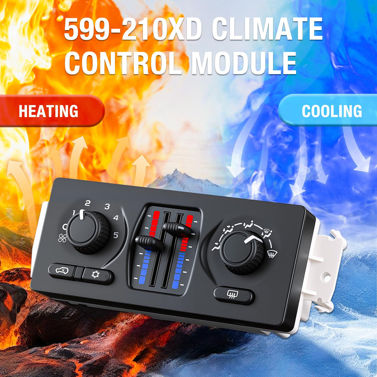 Jaeparbus side profile of control module, compact durable housing
