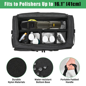 Jaffzora close-up of removable padded divider showing impact protection benefit
