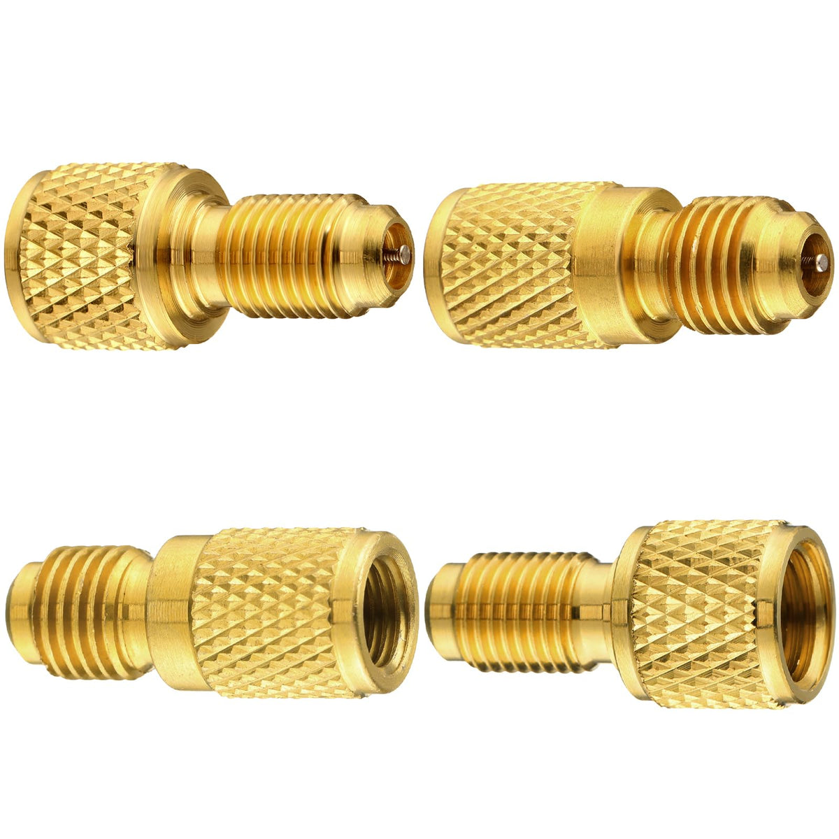 JaGely adapter attached to AC service hose illustrating reliable connection benefit