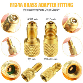 JaGely close-up of brass adapter threads highlighting precision machining and durability