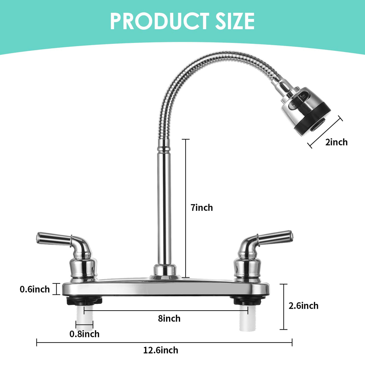 JAKARDA flexible spout close-up showing bendable reach and convenience