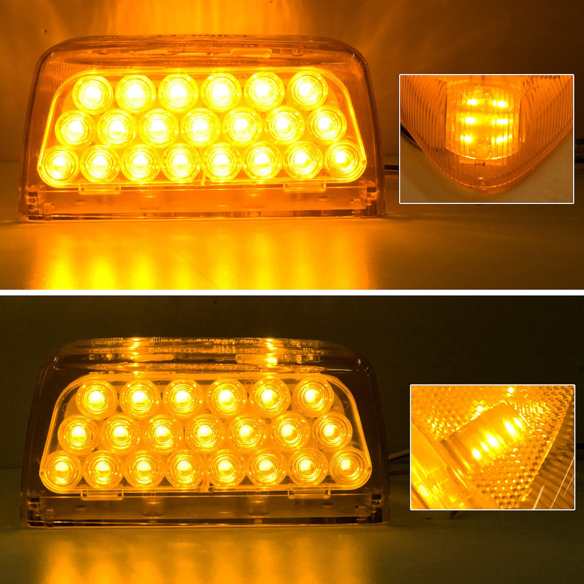 Jamarco close-up of LED diodes and lens texture enhancing visibility