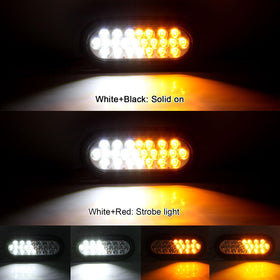 Jamarco close-up of lens and 24 LEDs showing even illumination