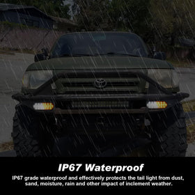 Jamarco installed on trailer bumper illustrating improved roadside visibility