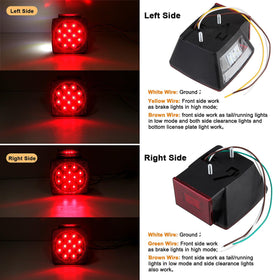 Jamarco left unit with license plate illumination providing compliant lighting
