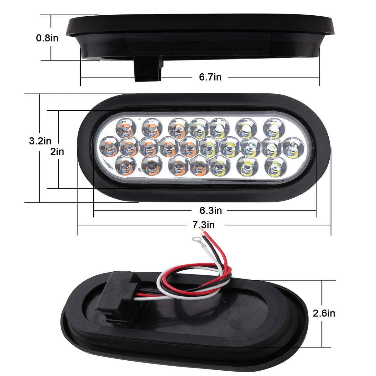 Jamarco side profile with recessed mount highlighting low-profile fit