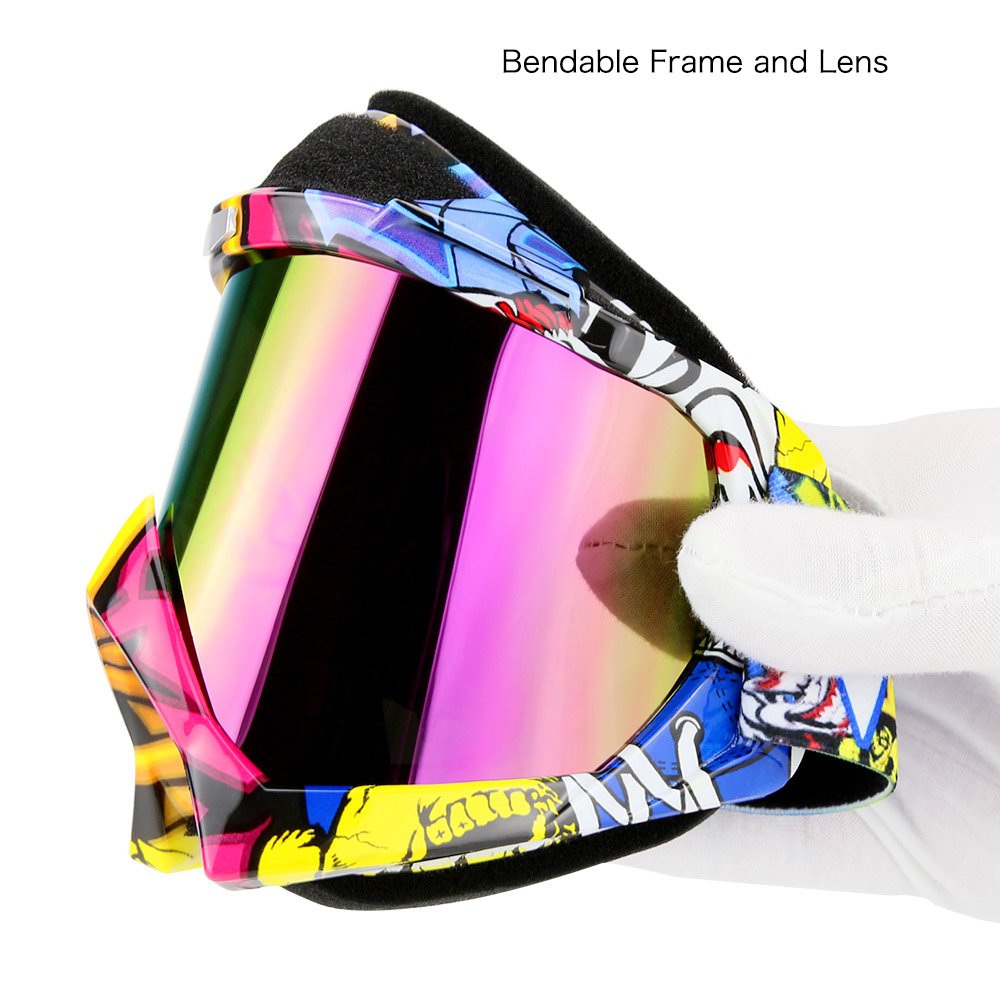 JAMIEWIN bendable frame being flexed to show lightweight packability benefit