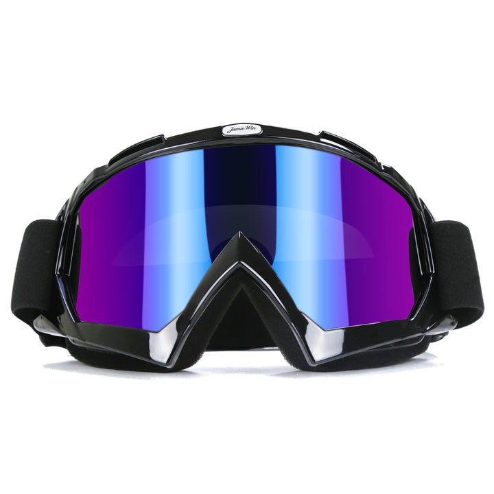 JAMIEWIN front view of goggles showing wide field of vision and protection