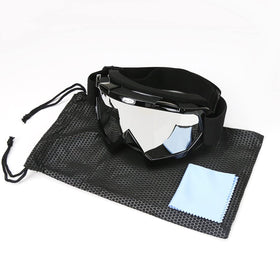 JAMIEWIN goggles next to helmet showing size and helmet compatibility