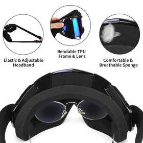 JAMIEWIN wide elastic strap and buckle showing helmet-compatible adjustment
