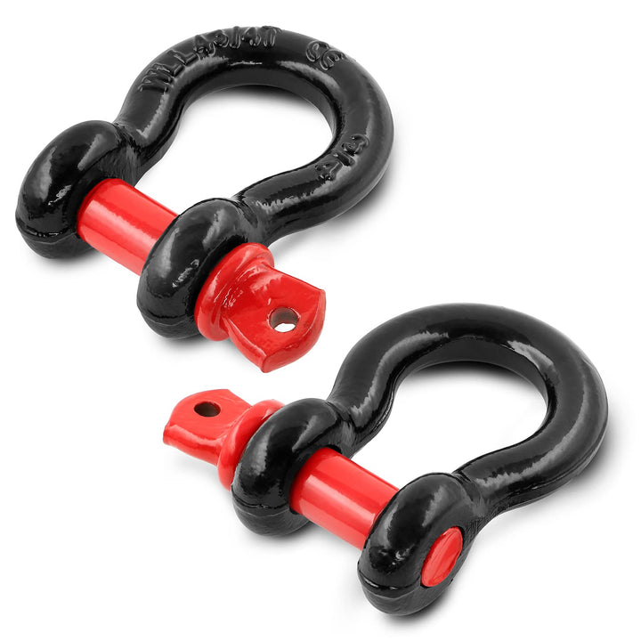 Jamiikury front pack view showing two shackles and clear labeling, reliable strength
