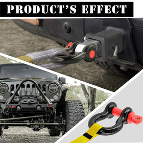 Jamiikury shackles in an off-road recovery scene illustrating dependable use