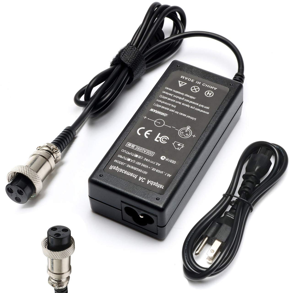 Janboo charger front view showing compact design and brand benefits