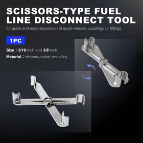 Janhemei tool removing a vehicle fuel line connector for safer disconnection